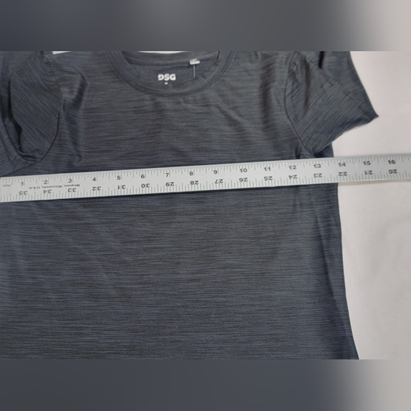 DSG Girls 365 Pure Black Long Sleeve Tee In Small (8-9) Great For Layering - Picture 6 of 12